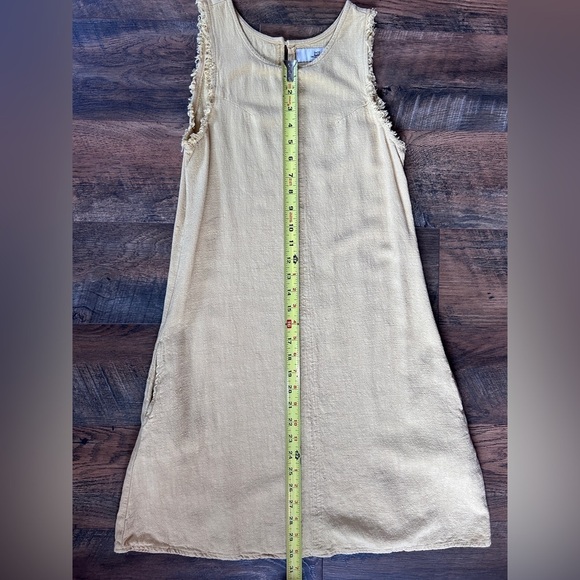 Thread & Supply Sleeveless Yellow Dress Size Small - Picture 7 of 10